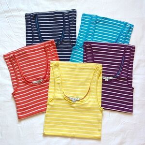 American Eagle Outfitters Striped Tank Tops Bundle